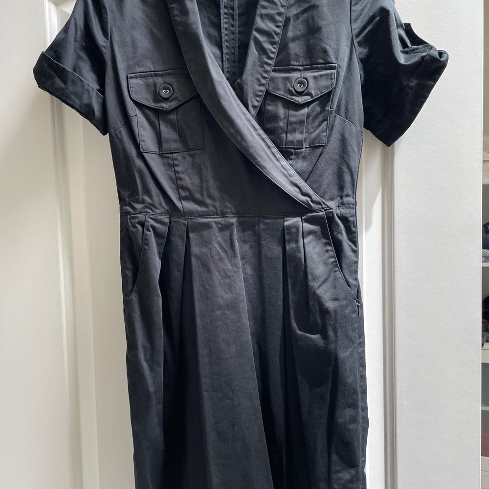 Stylish Black Short Sleeve Dress